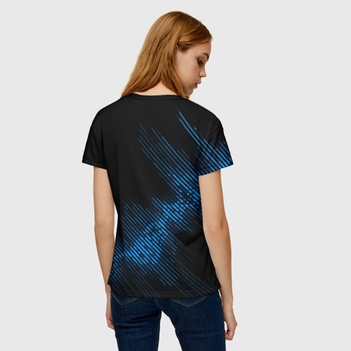 Женская футболка 3D Blink 182 звуковая волна, цвет 3D печать - фото 4
