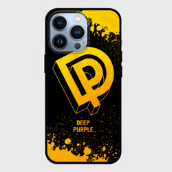 Чехол для iPhone 13 Pro Deep Purple - gold gradient