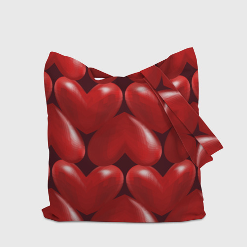 Шоппер 3D Red hearts - фото 5