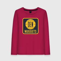 Женский лонгслив хлопок Den Nuggets