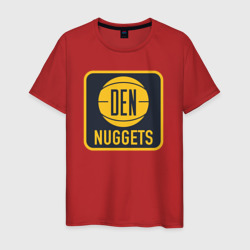 Мужская футболка хлопок Den Nuggets