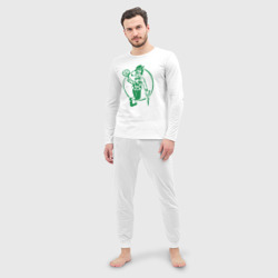 Мужская пижама с лонгсливом хлопок Celtics man - фото 2
