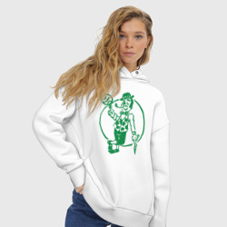 Женское худи Oversize хлопок Celtics man - фото 2