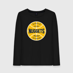 Женский лонгслив хлопок Denver Nuggets 1967