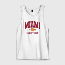 Мужская майка хлопок Miami basketball