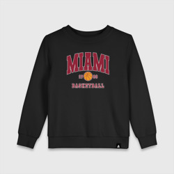 Детский свитшот хлопок Miami basketball