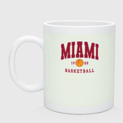 Кружка керамическая Miami basketball