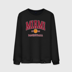 Мужской свитшот хлопок Miami basketball