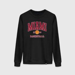 Женский свитшот хлопок Miami basketball