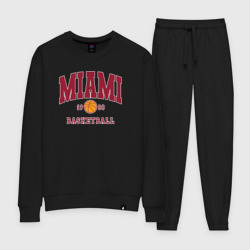 Женский костюм хлопок Miami basketball