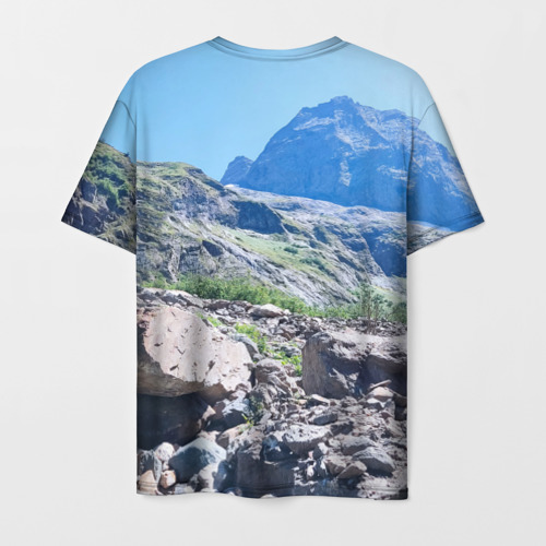 Мужская футболка 3D Горы России, цвет 3D печать - фото 2