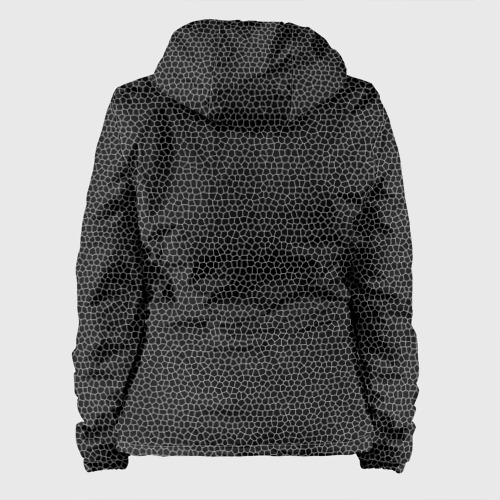 Женская куртка 3D Мозаика мелкая черный, цвет черный - фото 2