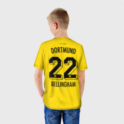 Детская футболка 3D Беллингем Боруссия Дортмунд форма 23-24 домашняя - фото 2