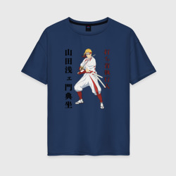 Женская футболка хлопок Oversize Yamada Asaemon Tenza