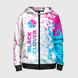 Black Clover neon gradient style: по-вертикали – Детская толстовка 3D на молнии с принтом купить со скидкой в -31%