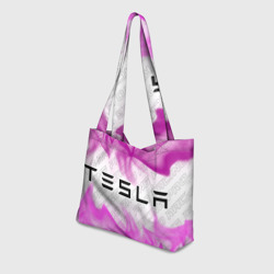Пляжная сумка 3D Tesla pro racing: надпись и символ - фото 2