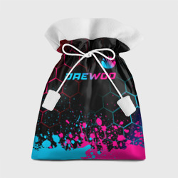 Подарочный 3D мешок Daewoo - neon gradient: символ сверху