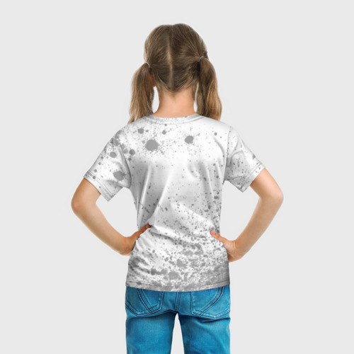 Детская футболка 3D Quake glitch на светлом фоне, цвет 3D печать - фото 6