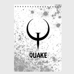 Скетчбук Quake glitch на светлом фоне