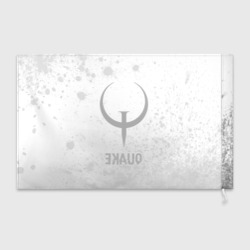 Флаг 3D Quake glitch на светлом фоне - фото 2