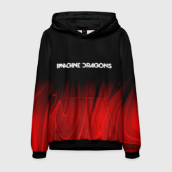 Мужская толстовка 3D Imagine Dragons red plasma