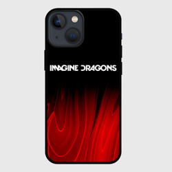 Чехол для iPhone 13 mini Imagine Dragons red plasma