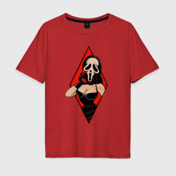 Мужская футболка хлопок Oversize Scream girl