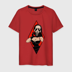 Scream girl – Мужская футболка хлопок с принтом купить со скидкой в -20%