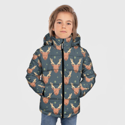 Зимняя куртка для мальчиков 3D Паттерн милый лось - фото 2