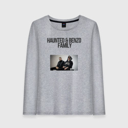 Женский лонгслив хлопок Haunted & benzo