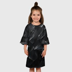 Детское платье 3D Чёрный лёд - фото 2