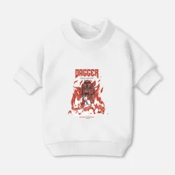 Свитшот для собак хлопок Dagger Guy by Android Broadcast
