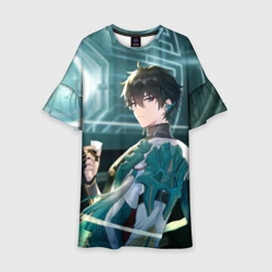 Детское платье 3D Дань Хэн в общем вагоне