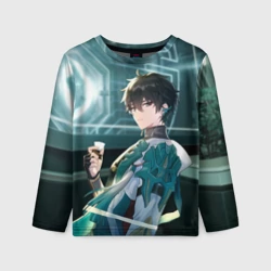 Детский лонгслив 3D Дань Хэн в общем вагоне