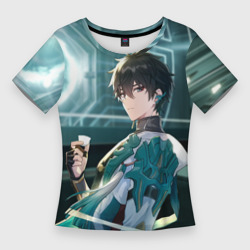 Женская футболка 3D Slim Дань Хэн в общем вагоне