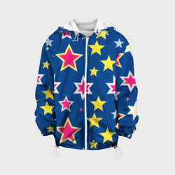 Детская куртка 3D Звёзды разных цветов