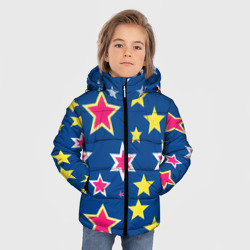 Зимняя куртка для мальчиков 3D Звёзды разных цветов - фото 2
