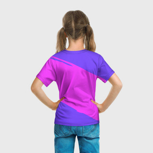 Детская футболка 3D Гимнастка с мячом, цвет 3D печать - фото 6