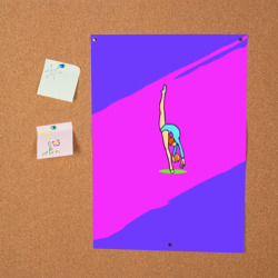 Постер Гимнастка с мячом - фото 2