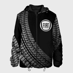 Мужская куртка 3D Fiat tire tracks