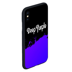 Чехол для iPhone XS Max матовый Deep Purple purple grunge - фото 2