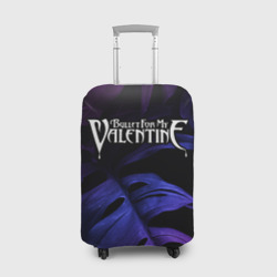 Чехол для чемодана 3D Bullet For My Valentine neon monstera