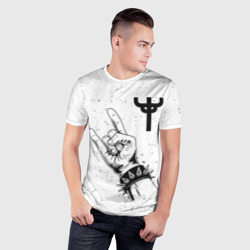 Мужская футболка 3D Slim Judas Priest и рок символ - фото 2