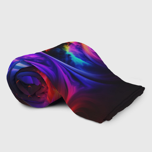 Плед 3D Неоновая краска, цвет 3D (велсофт) - фото 2