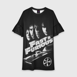 Детское платье 3D The Fast and the Furious