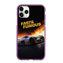 Чехол для iPhone 11 Pro матовый Fast and Furious