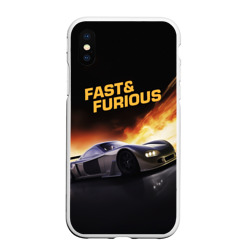 Чехол для iPhone XS Max матовый Fast and Furious