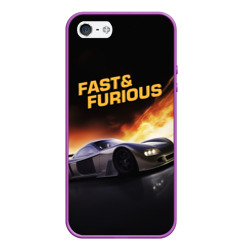 Чехол для iPhone 5/5S матовый Fast and Furious