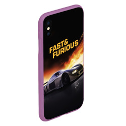 Чехол для iPhone XS Max матовый Fast and Furious - фото 2