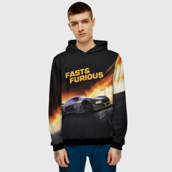 Мужская толстовка 3D Fast and Furious - фото 2